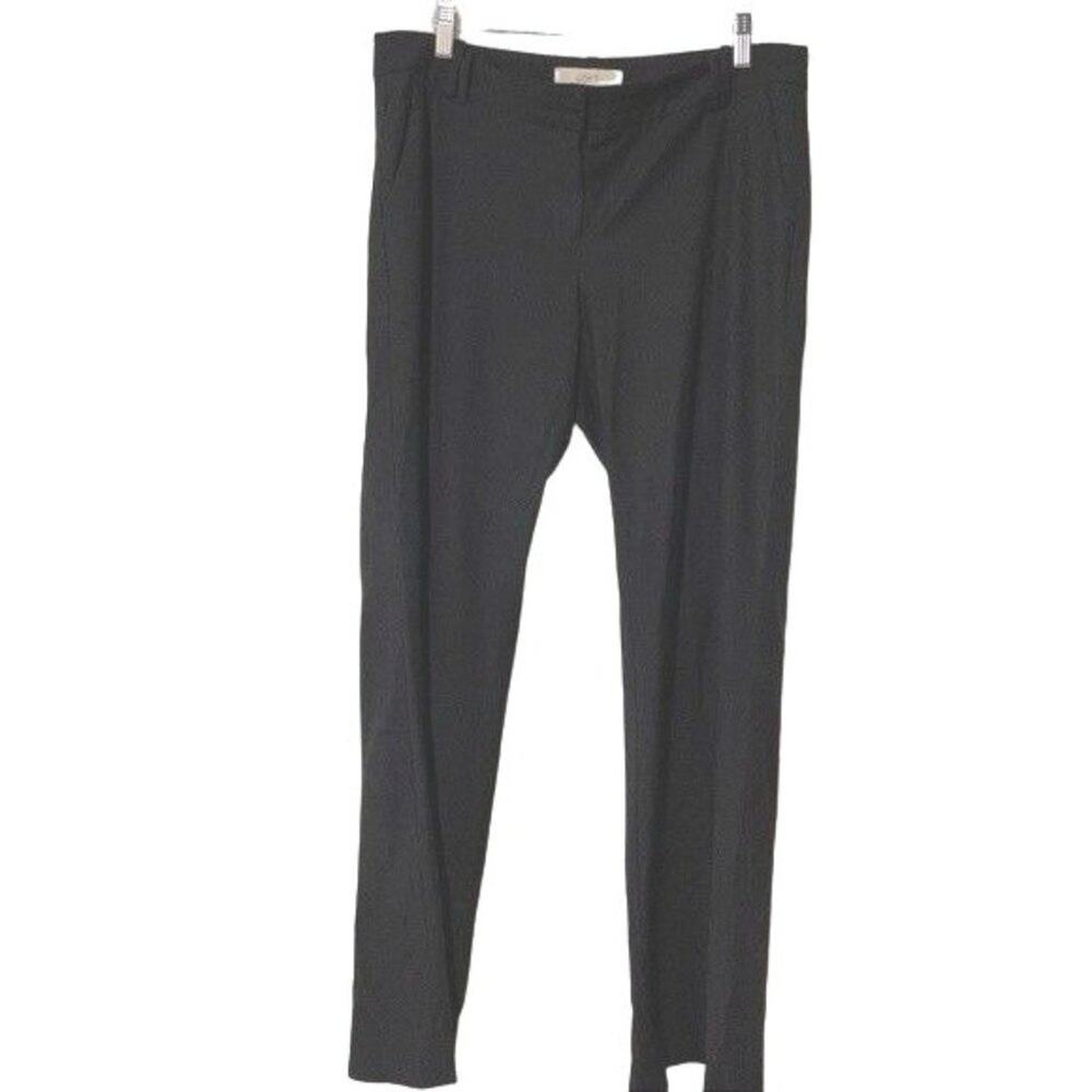 Loft Marisa Women's Trousers Black Rayon Spandex Blend 8